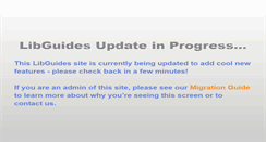 Desktop Screenshot of elibguides.maine207.org